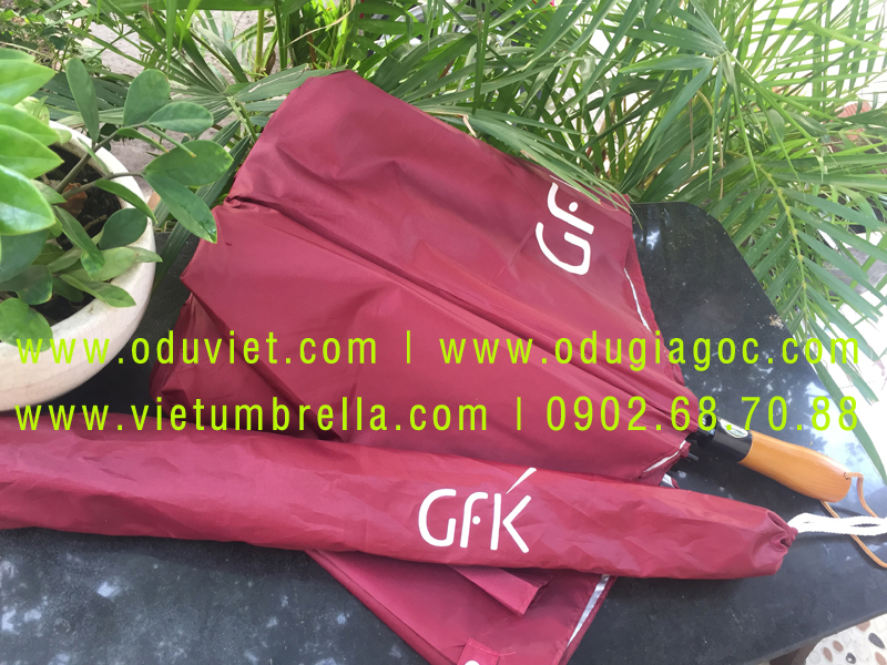 xưởng sản xuất ô dù cầm tay in logo quảng cáo